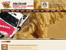 Tablet Screenshot of abudhabidesertchallenge.com
